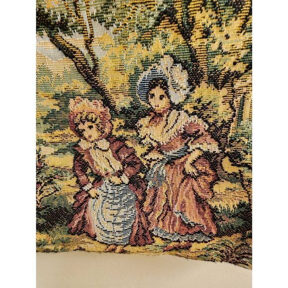 Vintage Look Upholstery Purse Victorian Ladies Garden Gazebo Chain Strap - Picture 5 of 12